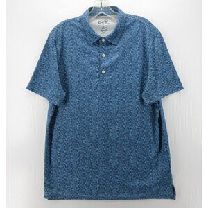 Reyn Spooner Polo Shirt Medium Performance Golf Brrr Limited Issue *